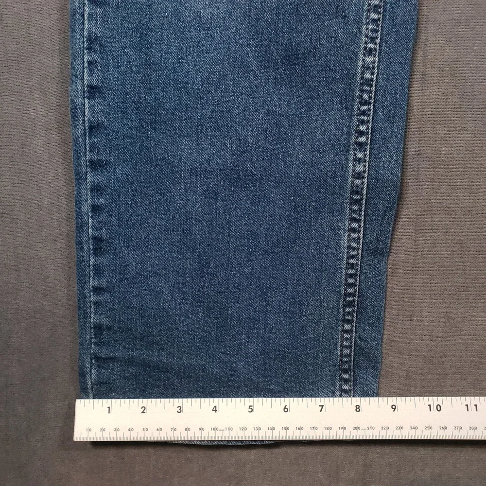 Levi Strauss Signature Relaxed Jeans Mens 36x30 Blue Medium Wash Denim